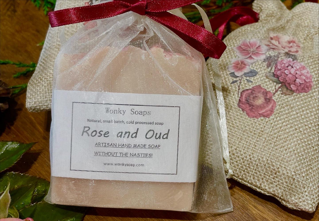 Rose and Oud Soy Wax Candle