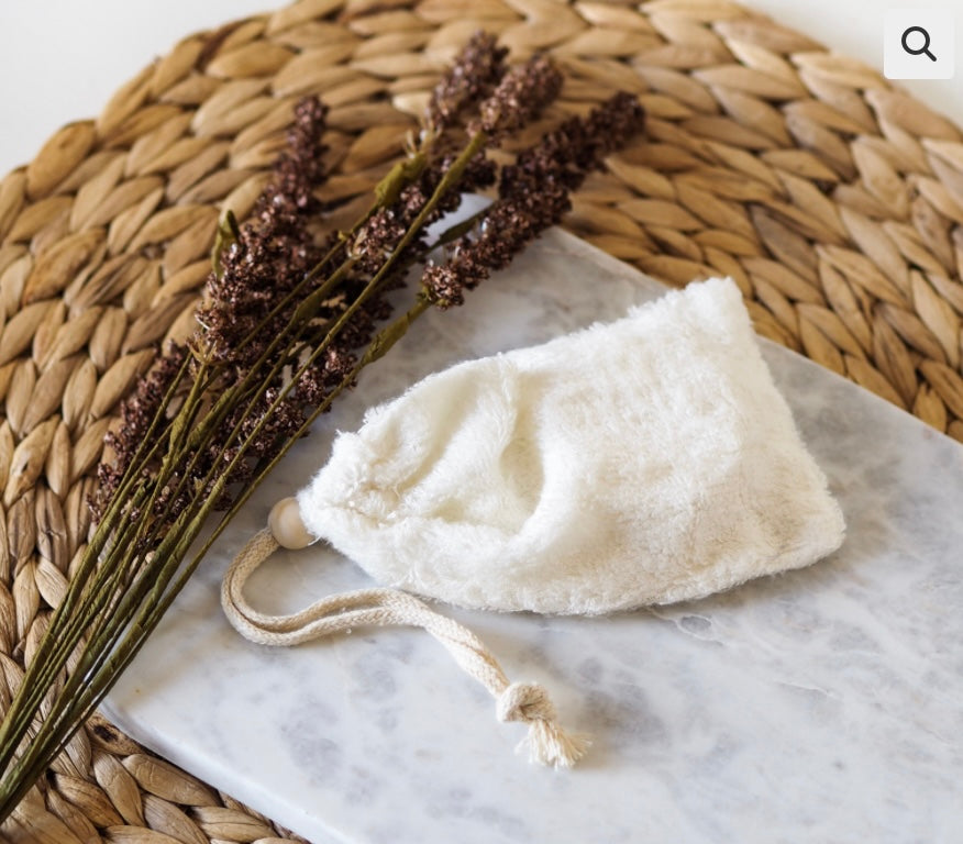 Bamboo soap bag