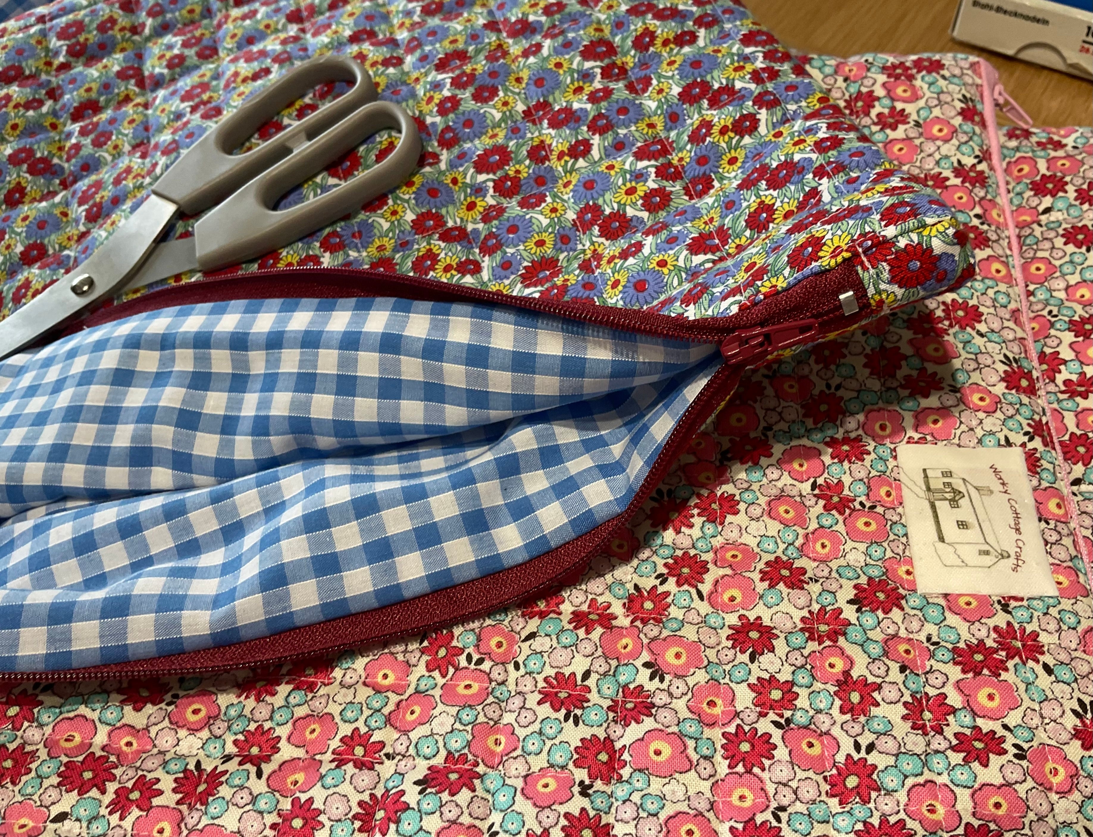 Hand Quilted Liberty Print Laptop Bags