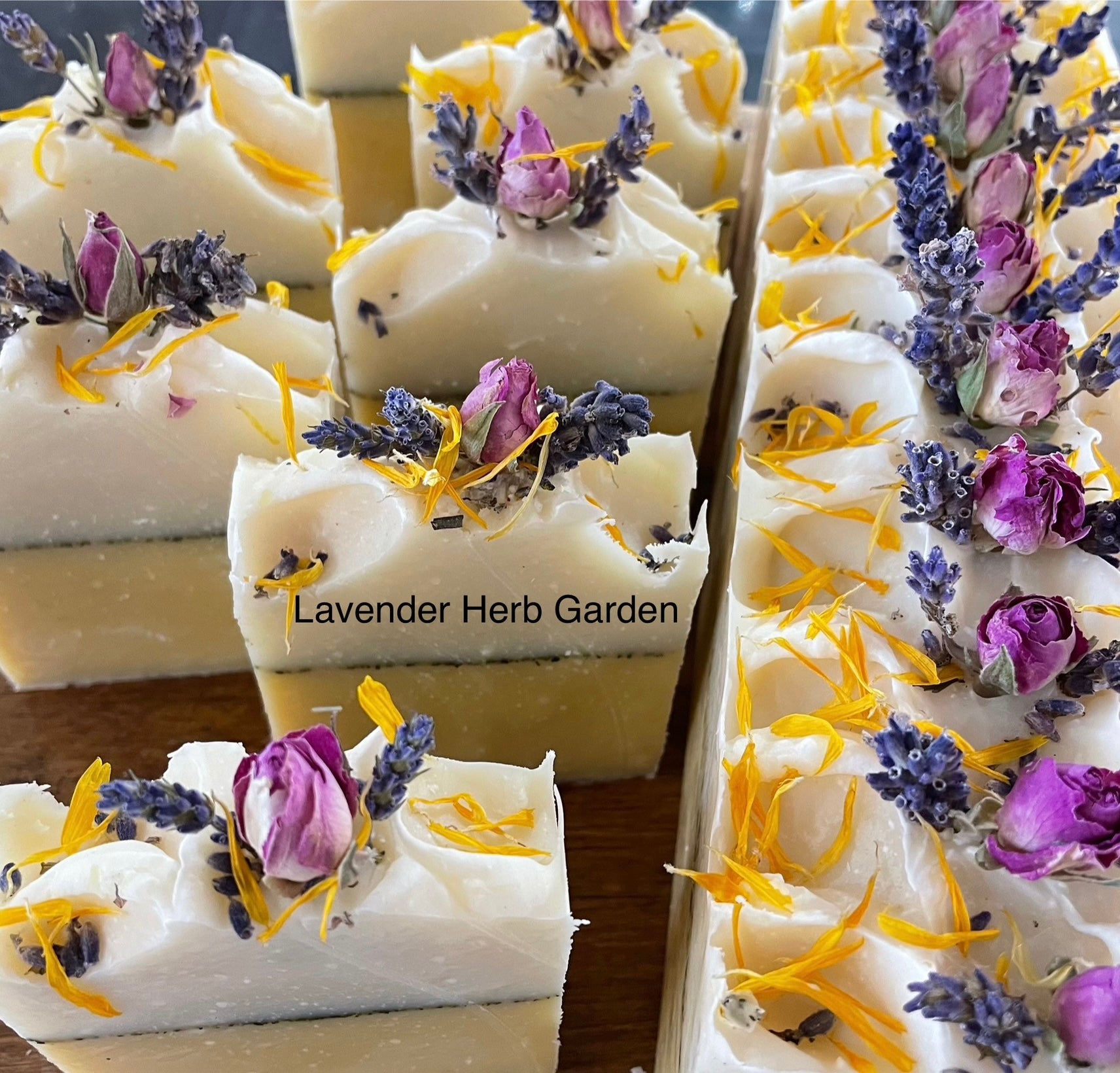 Linen Floral Soap Set