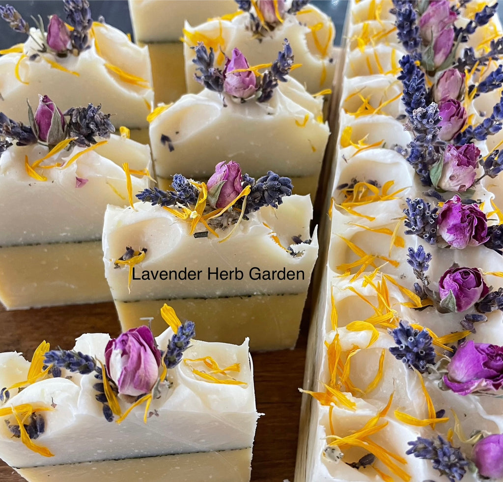 Linen Floral Soap Set
