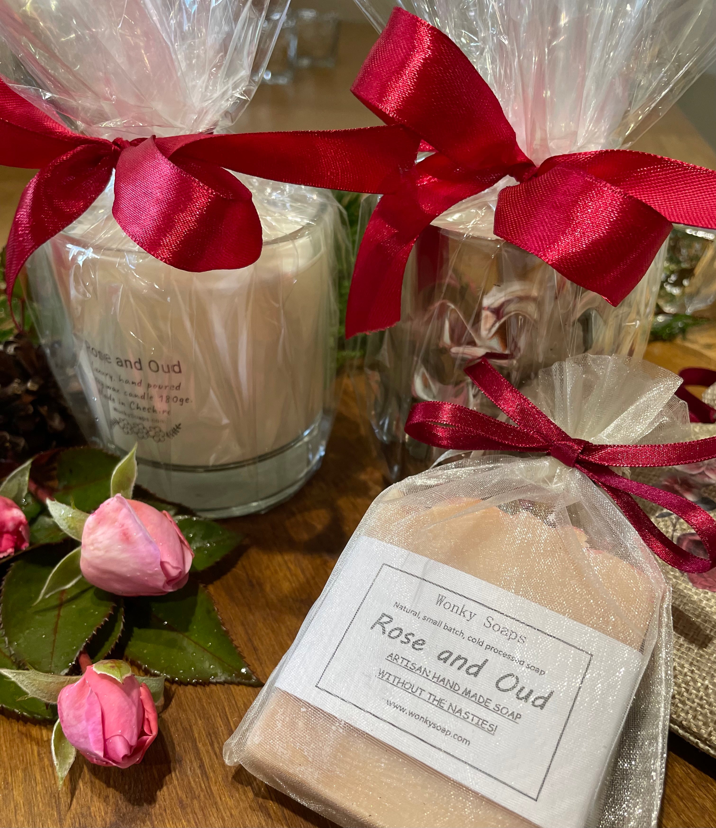 Rose and Oud Soy Wax Candle