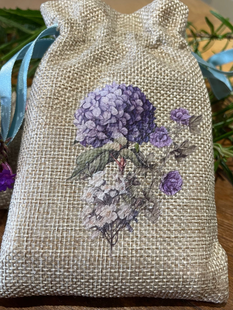 Linen Floral Soap Set