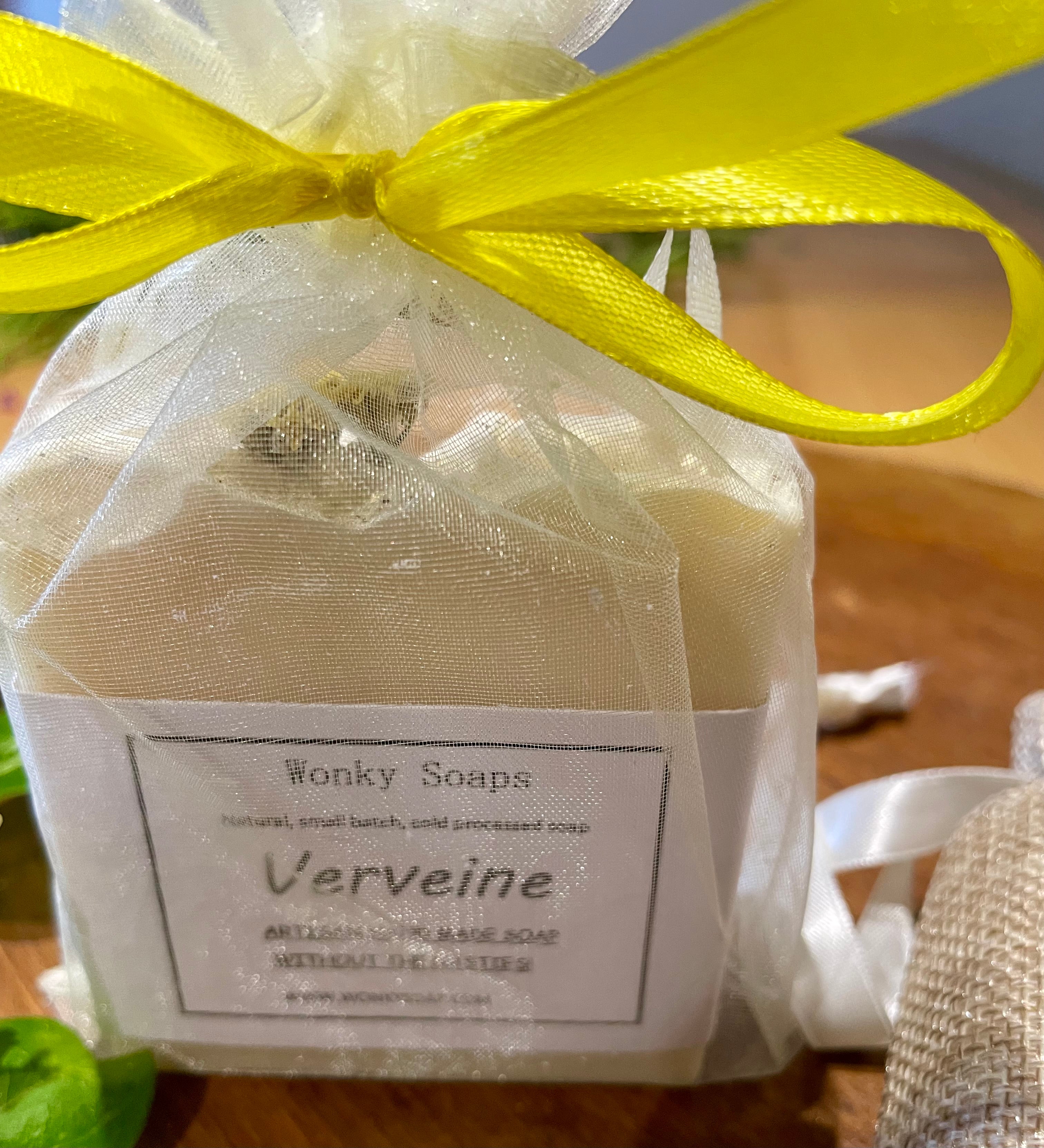 Linen Floral Soap Set