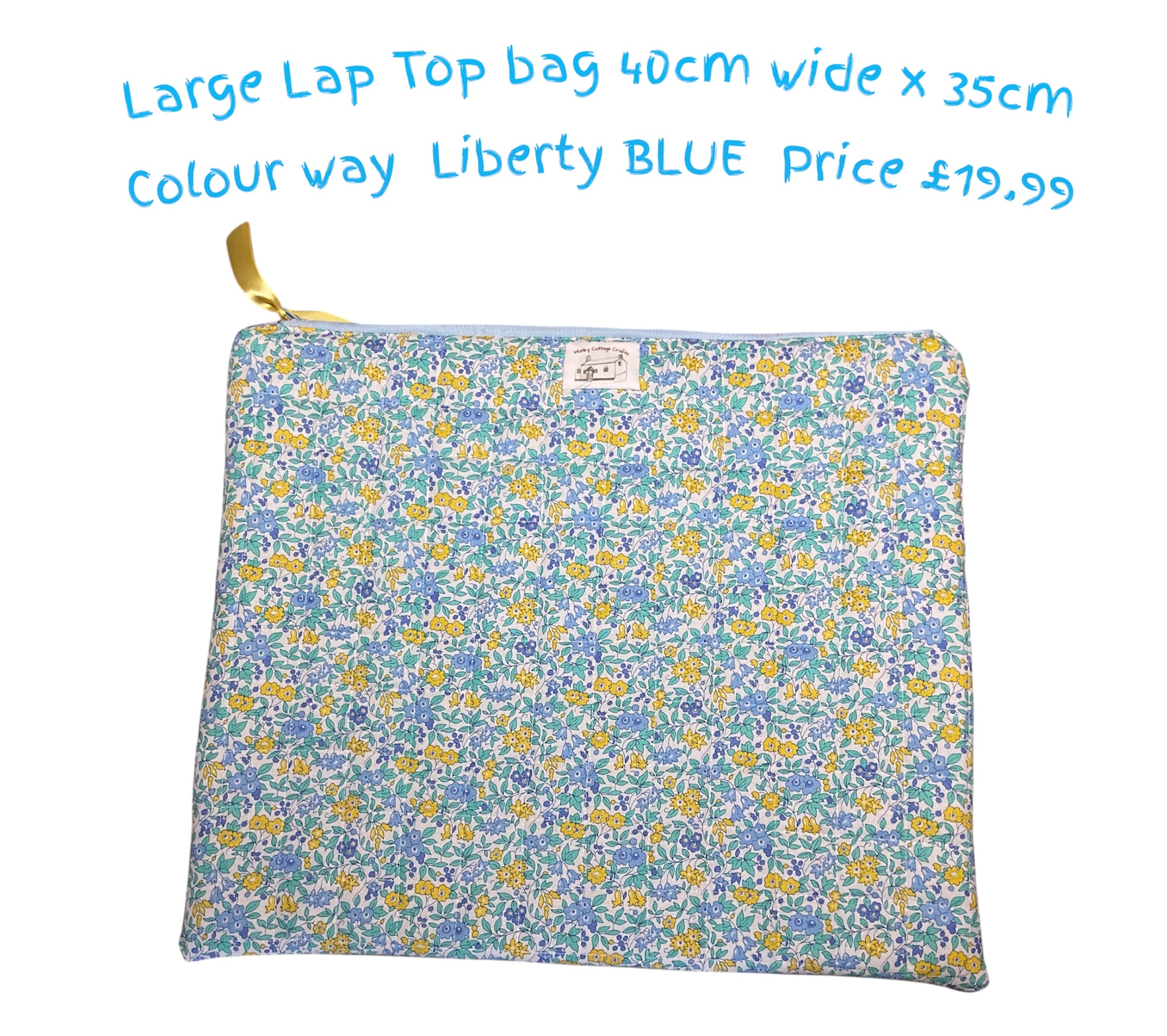 Hand Quilted Liberty Print Laptop Bags