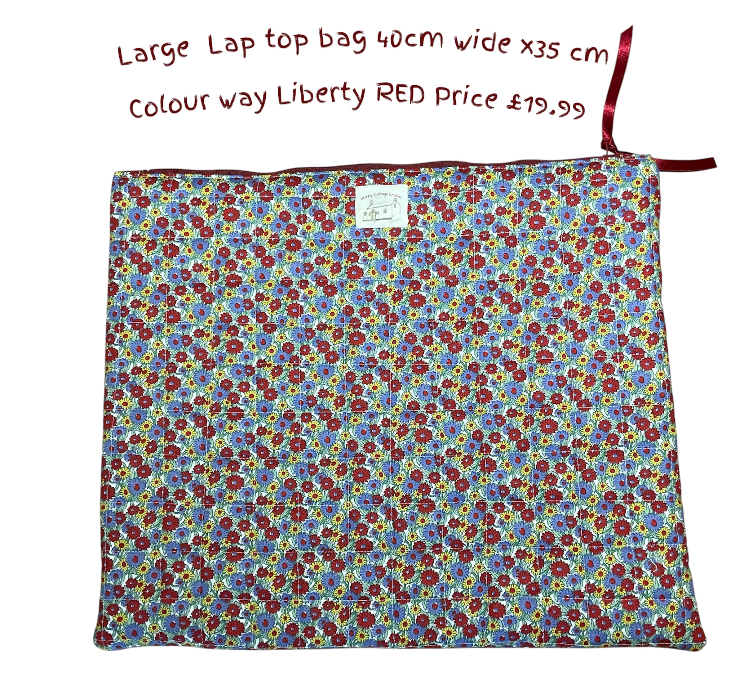 Hand Quilted Liberty Print Laptop Bags