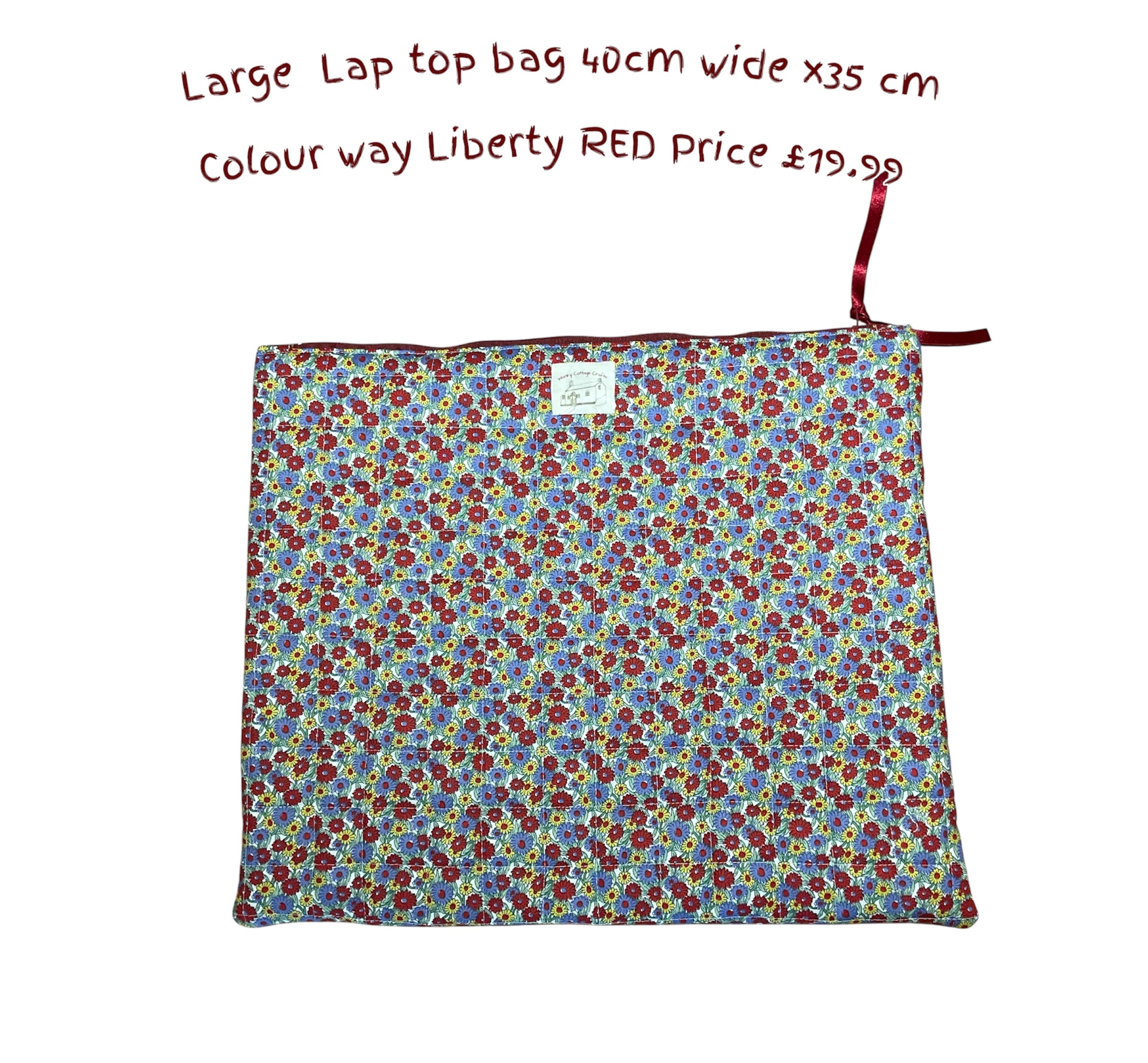 Hand Quilted Liberty Print Laptop Bags