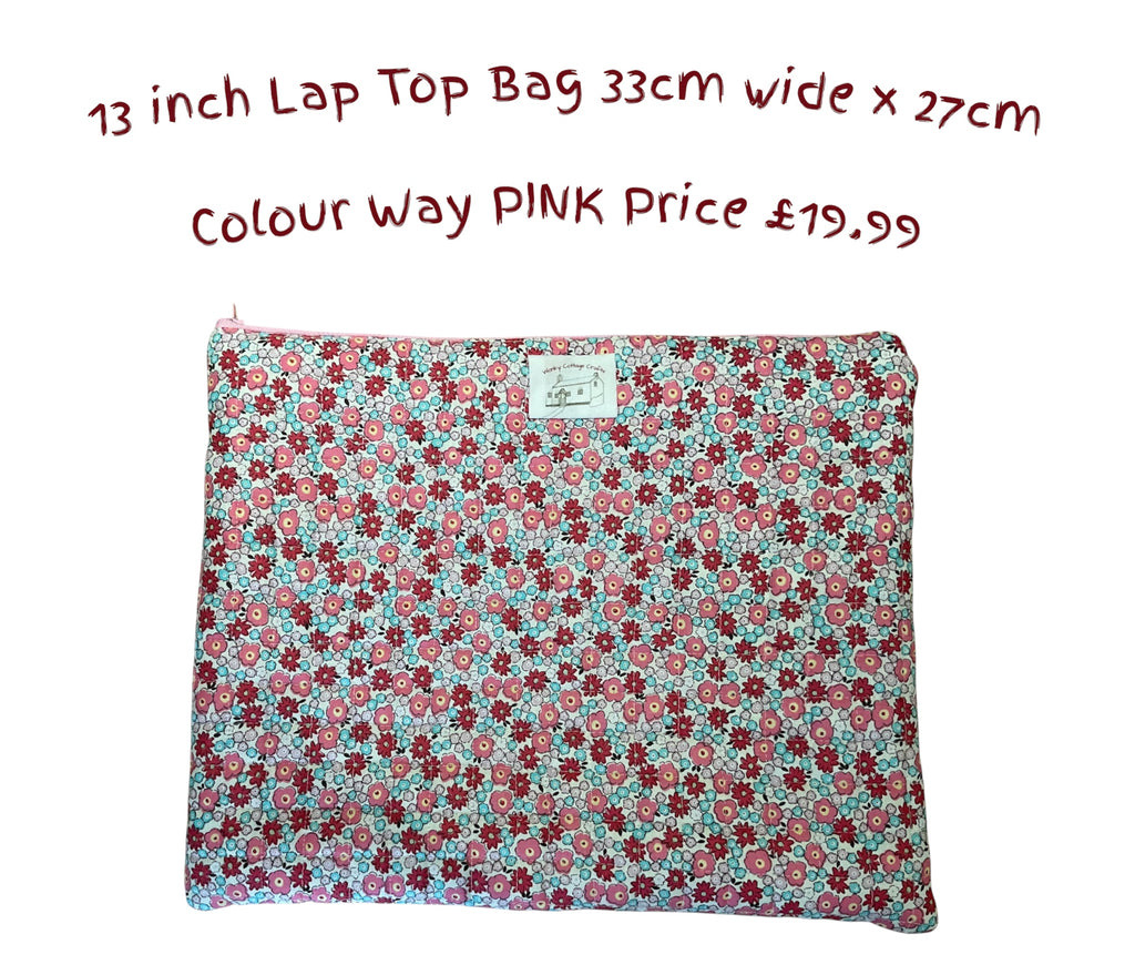 Hand Quilted Liberty Print Laptop Bags