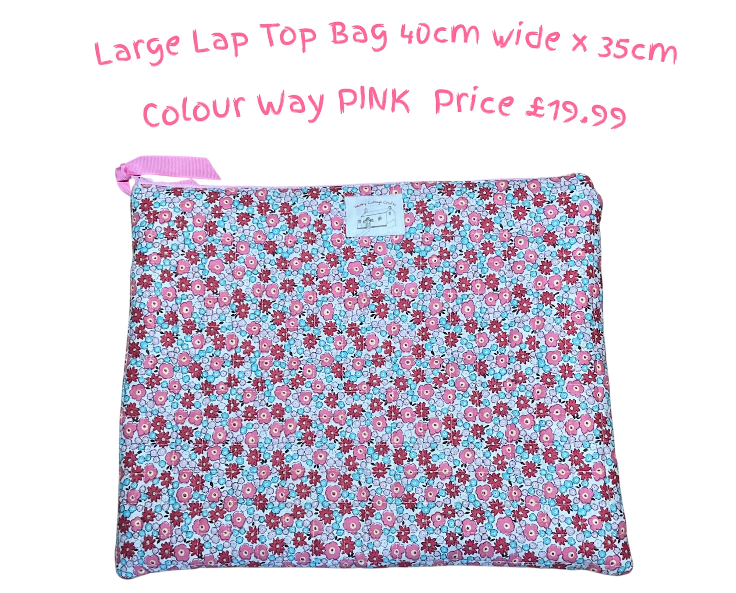 Hand Quilted Liberty Print Laptop Bags