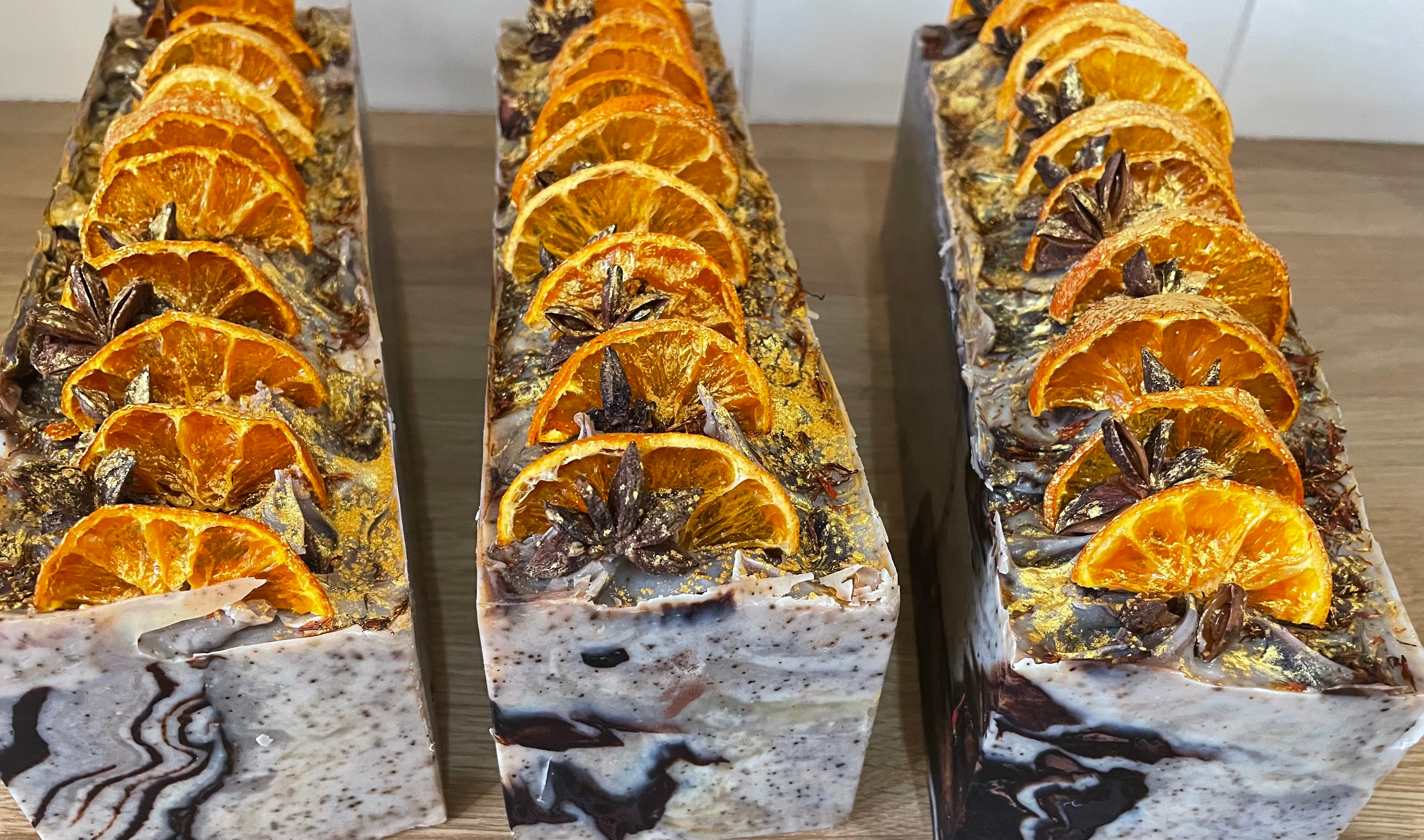 Orange and Winter spices Hygge Soap