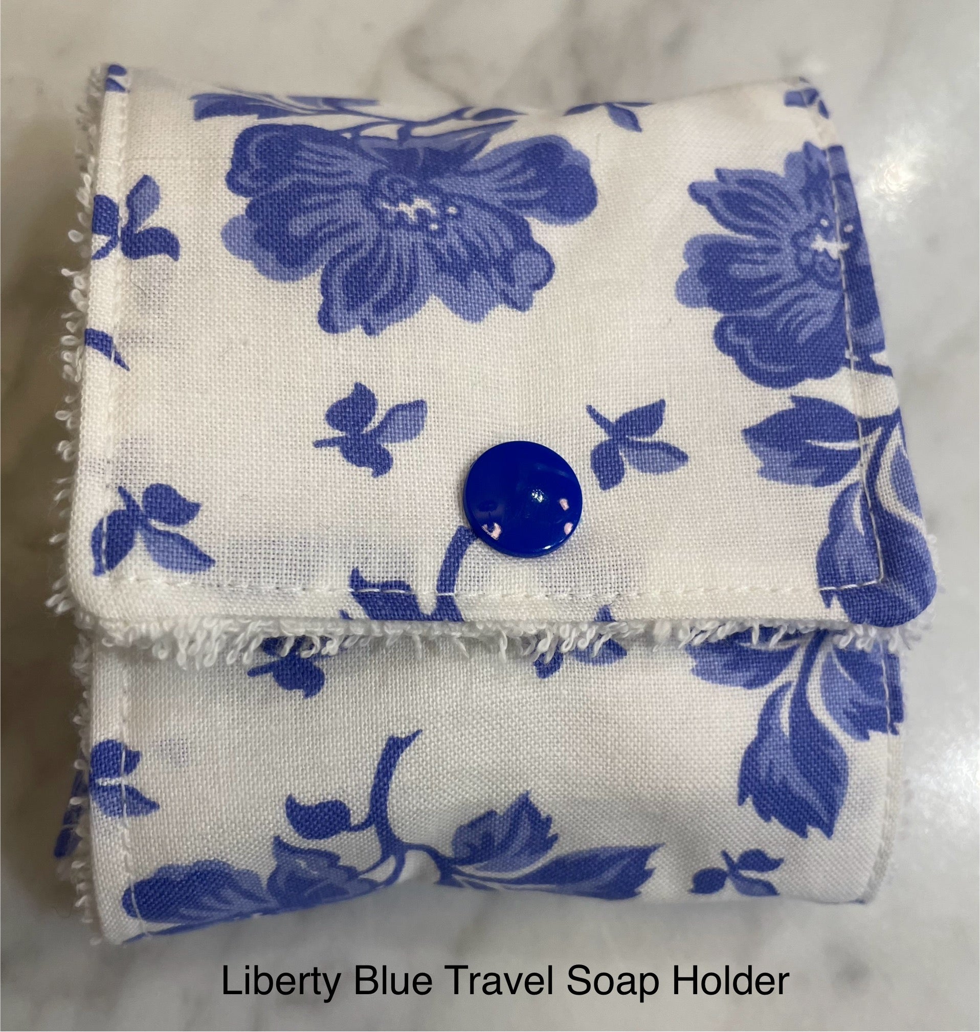 Cotton travel soap holder