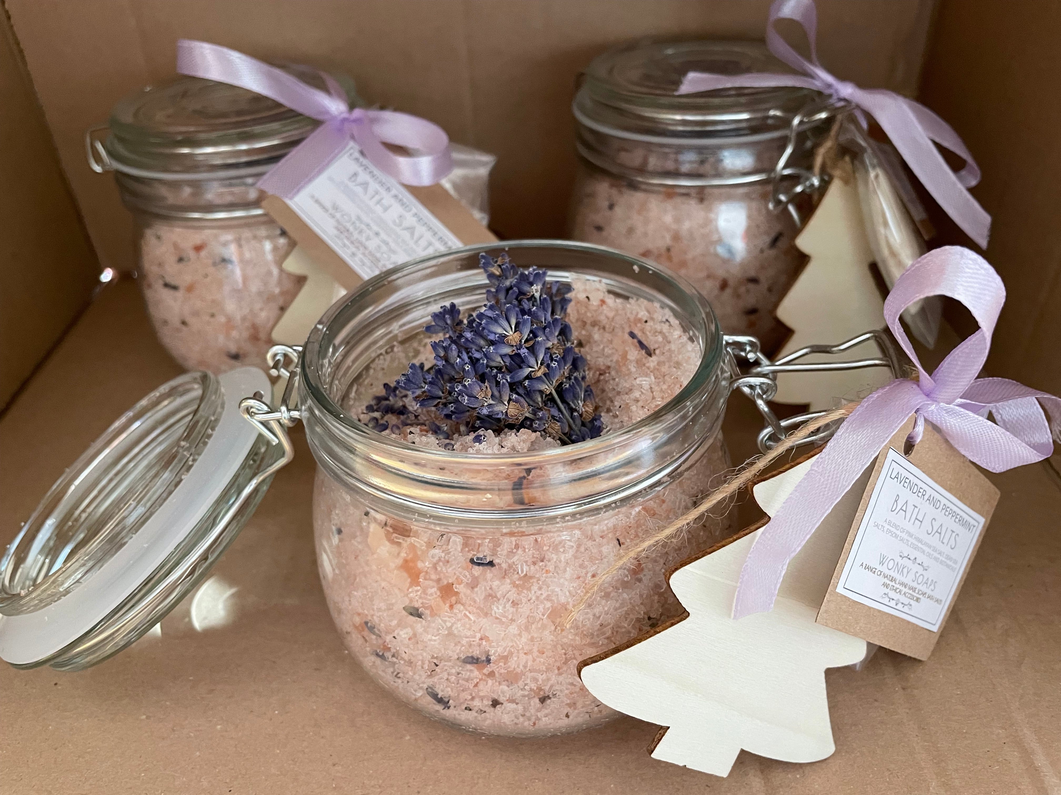 Lavender and Peppermint Bath Salts