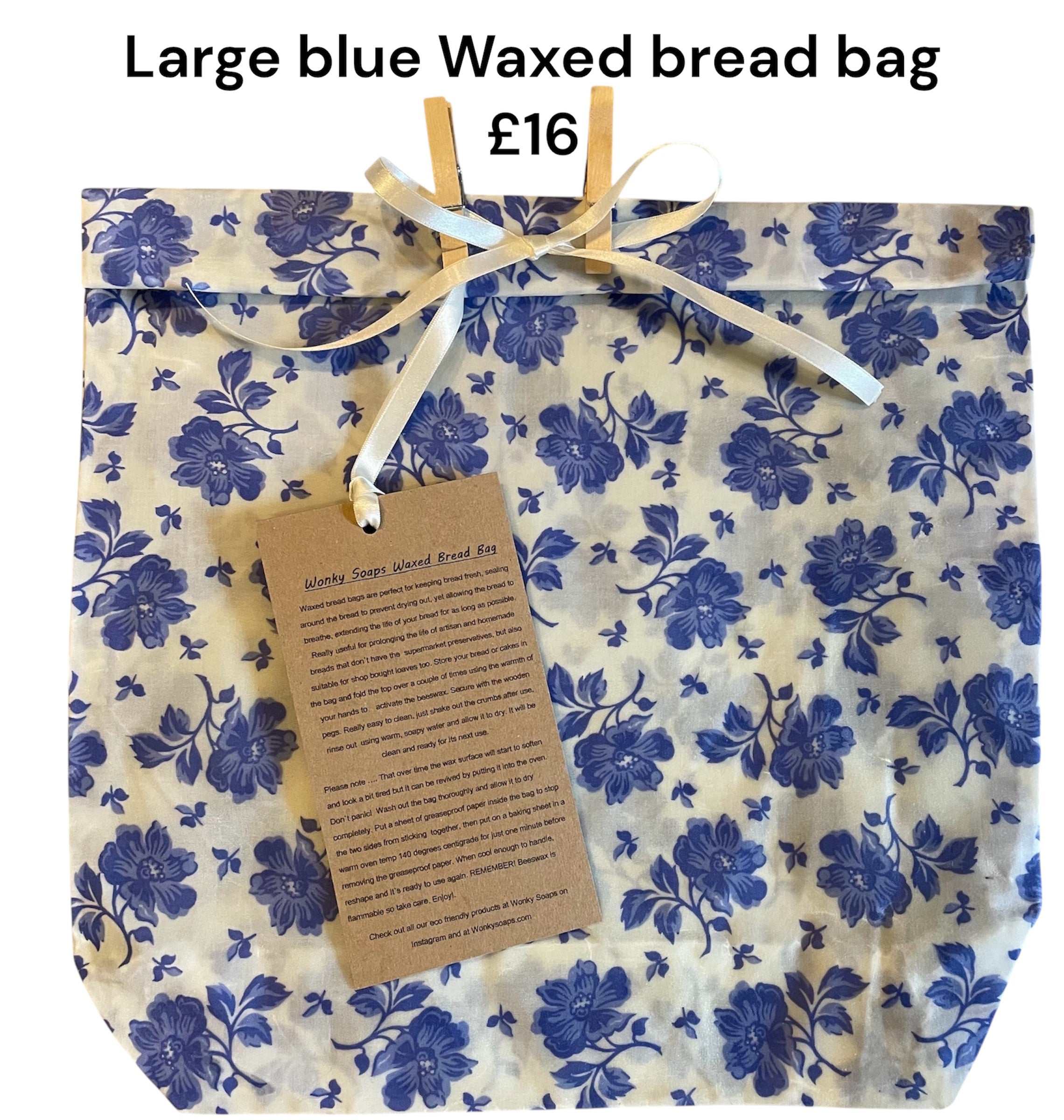 Large Waxed Bread Bags