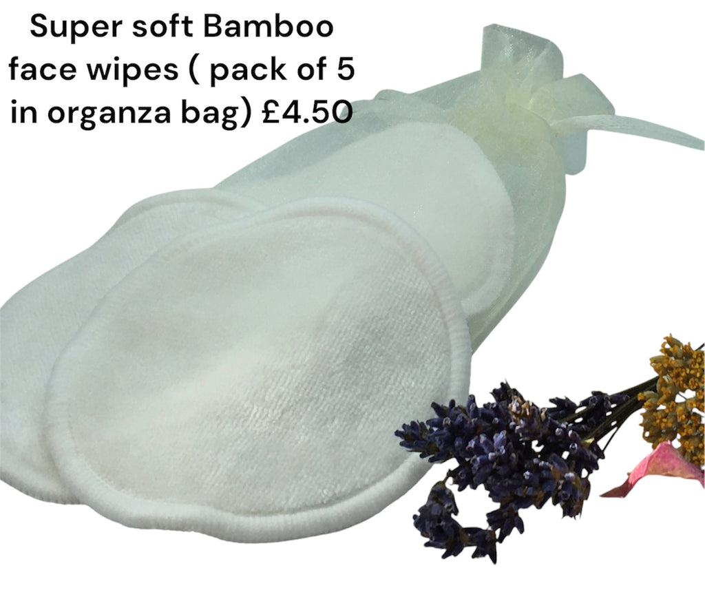 Bamboo cleansing and makeup remover Pads.