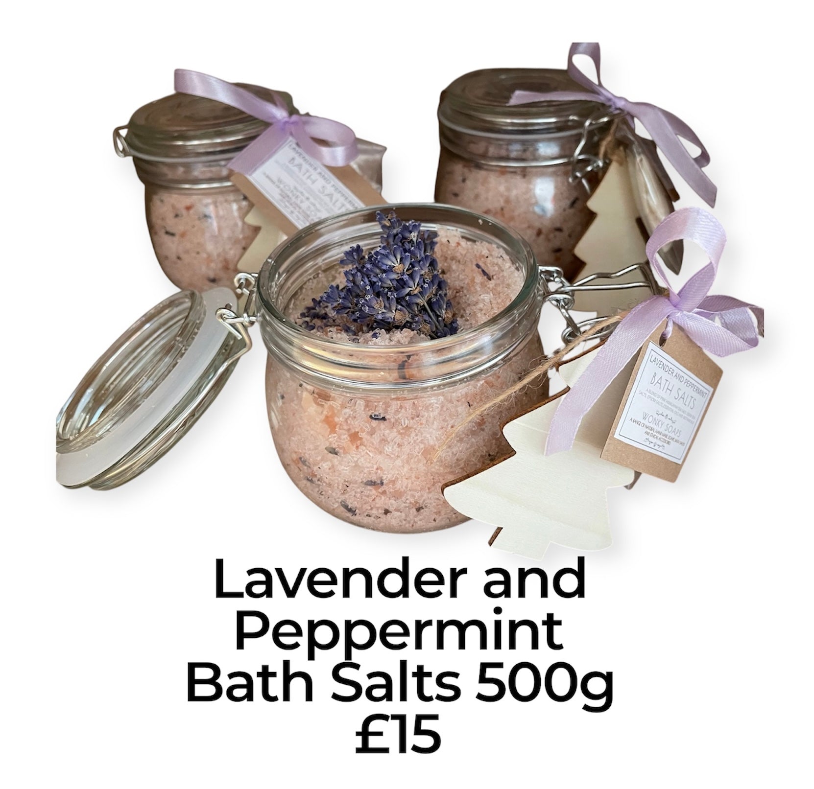 Lavender and Peppermint Bath Salts
