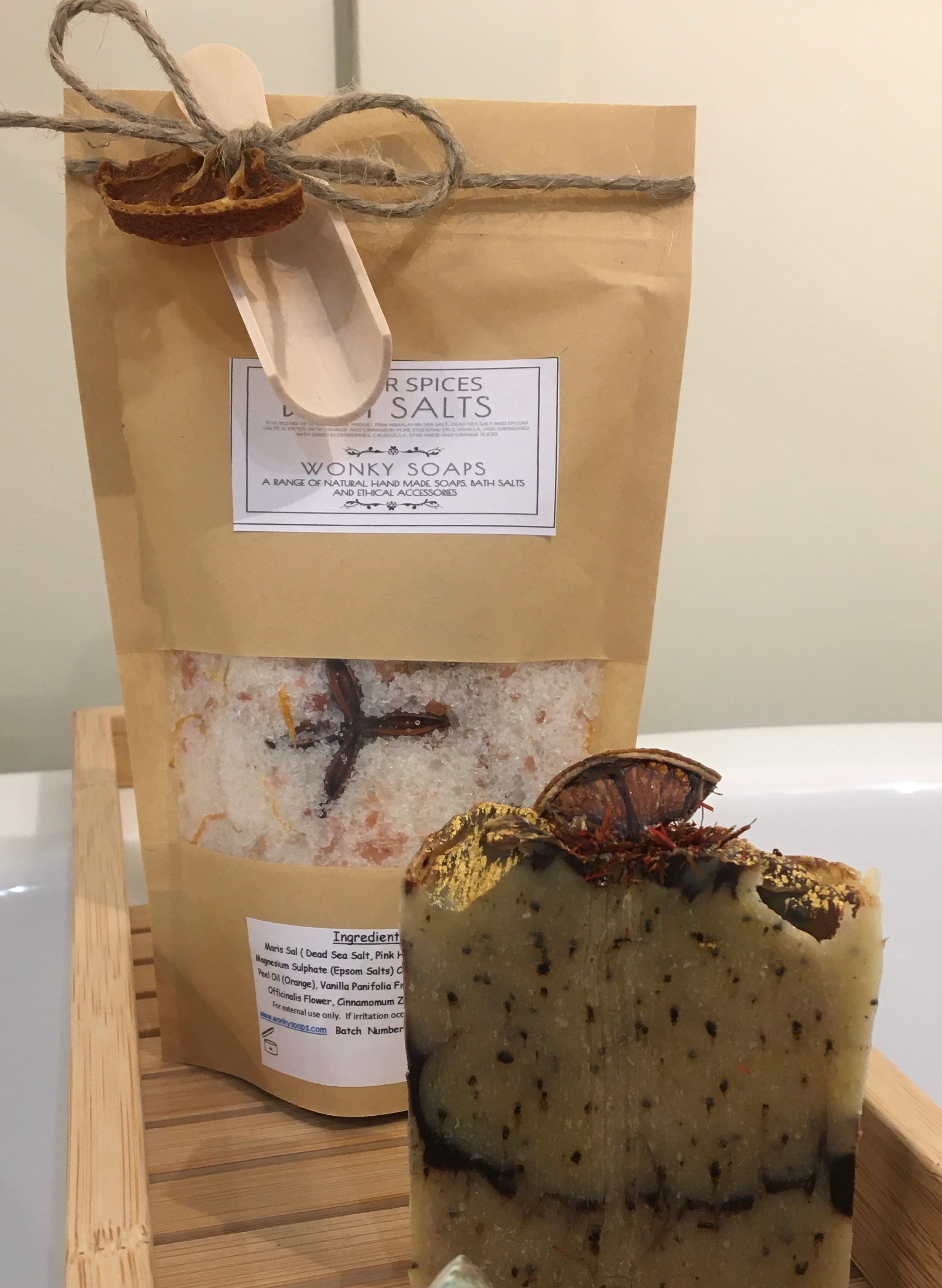 New! Hygge Winter spices bath salts